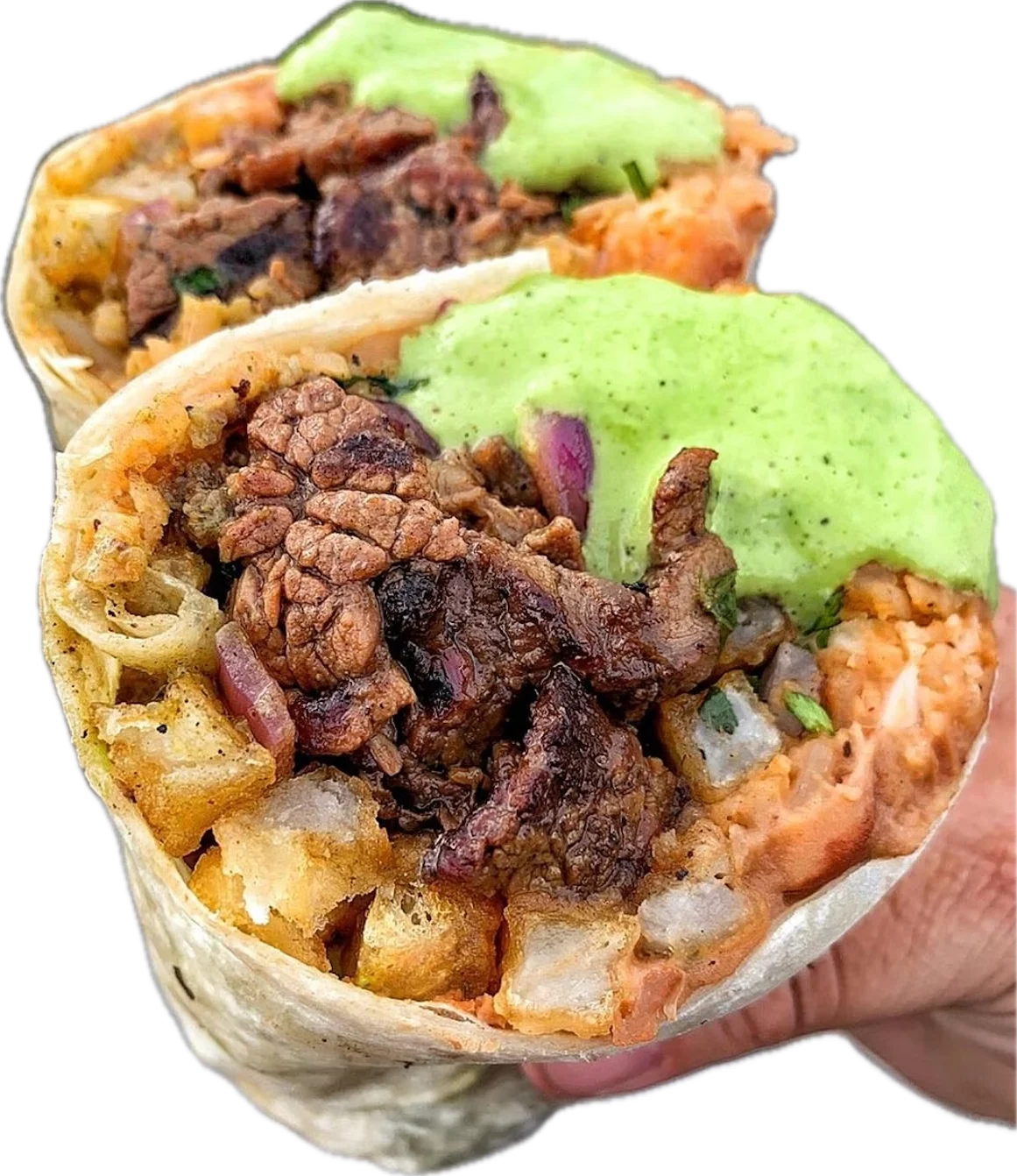 Lomo Saltado Burrito